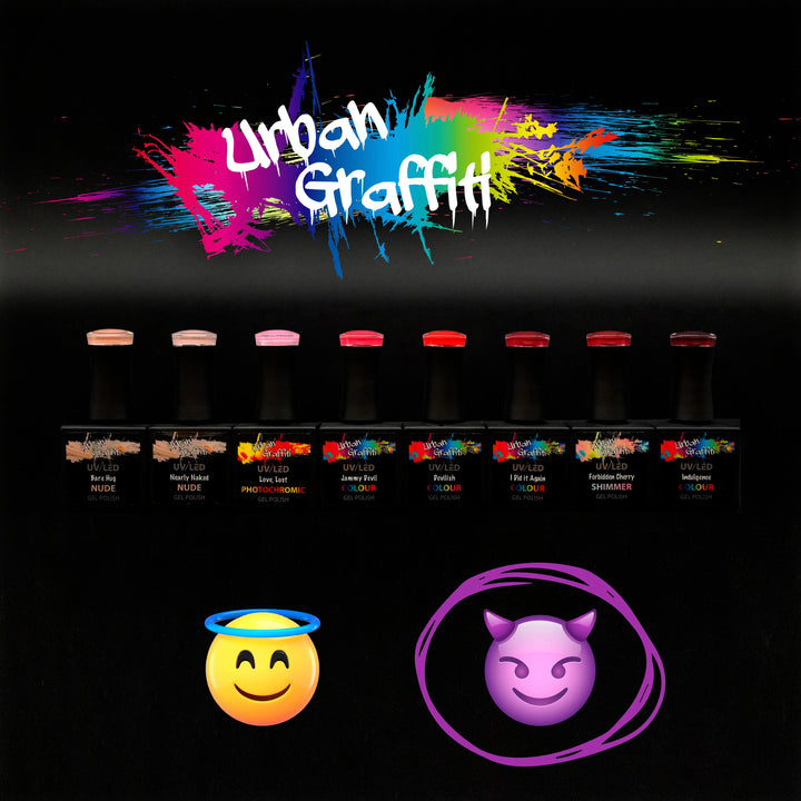 NAUGHTY OR NICE? Valentine's Gel Bundle - Naughty   Naio Nails