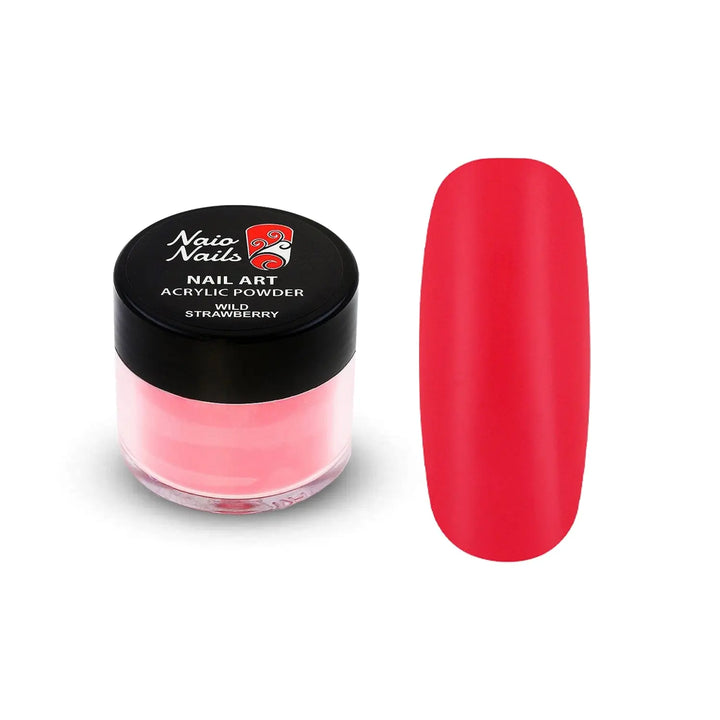Wild Strawberry Ultra Neon Acrylic Powder - 12g   Naio Nails