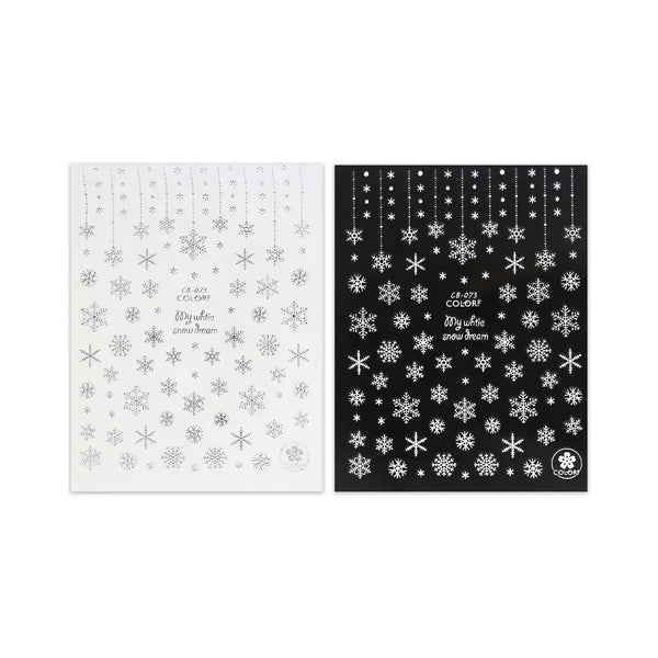 Christmas Sticker - Snowflake Selection 2   Naio Nails