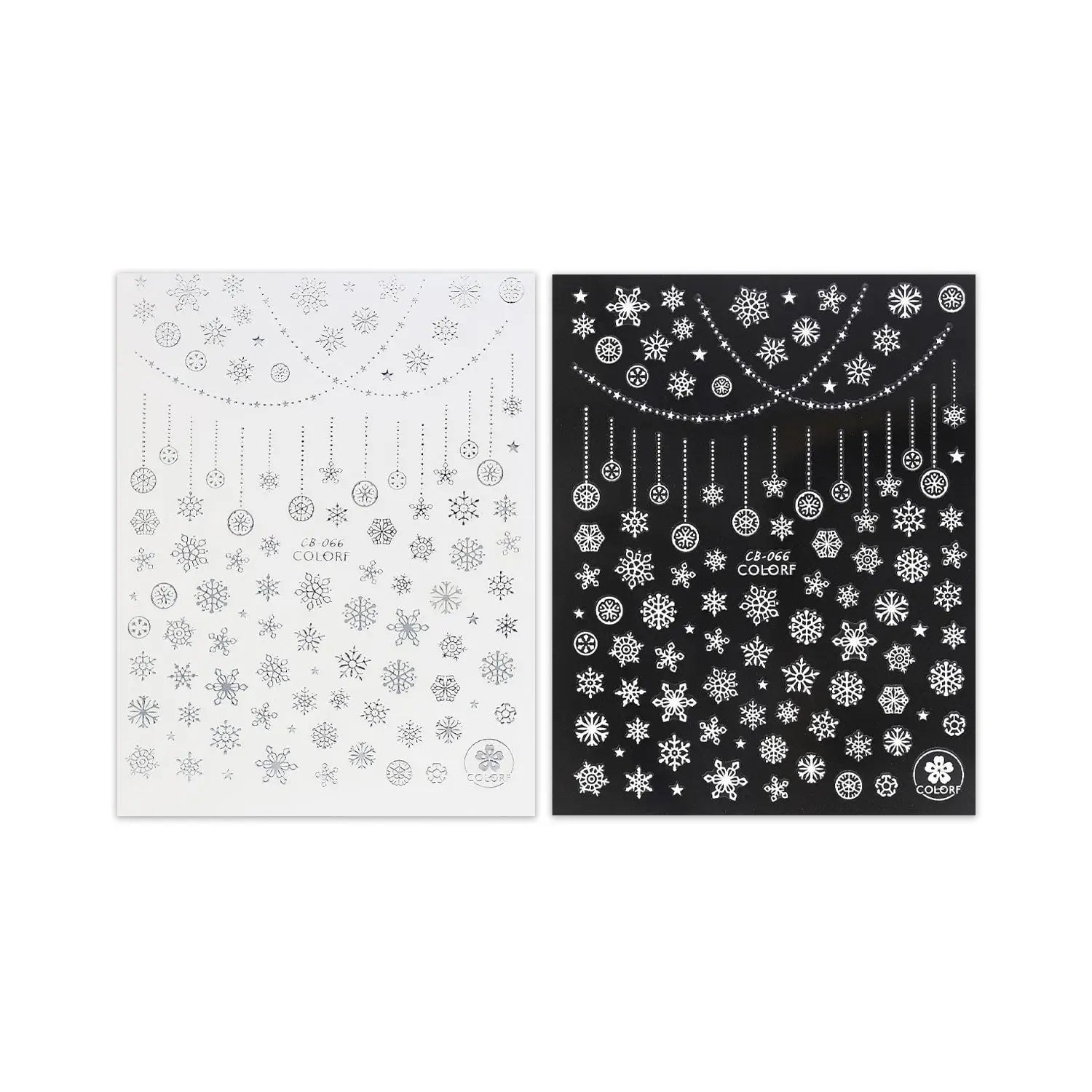 Christmas Sticker - Snowflake Selection 3   Naio Nails