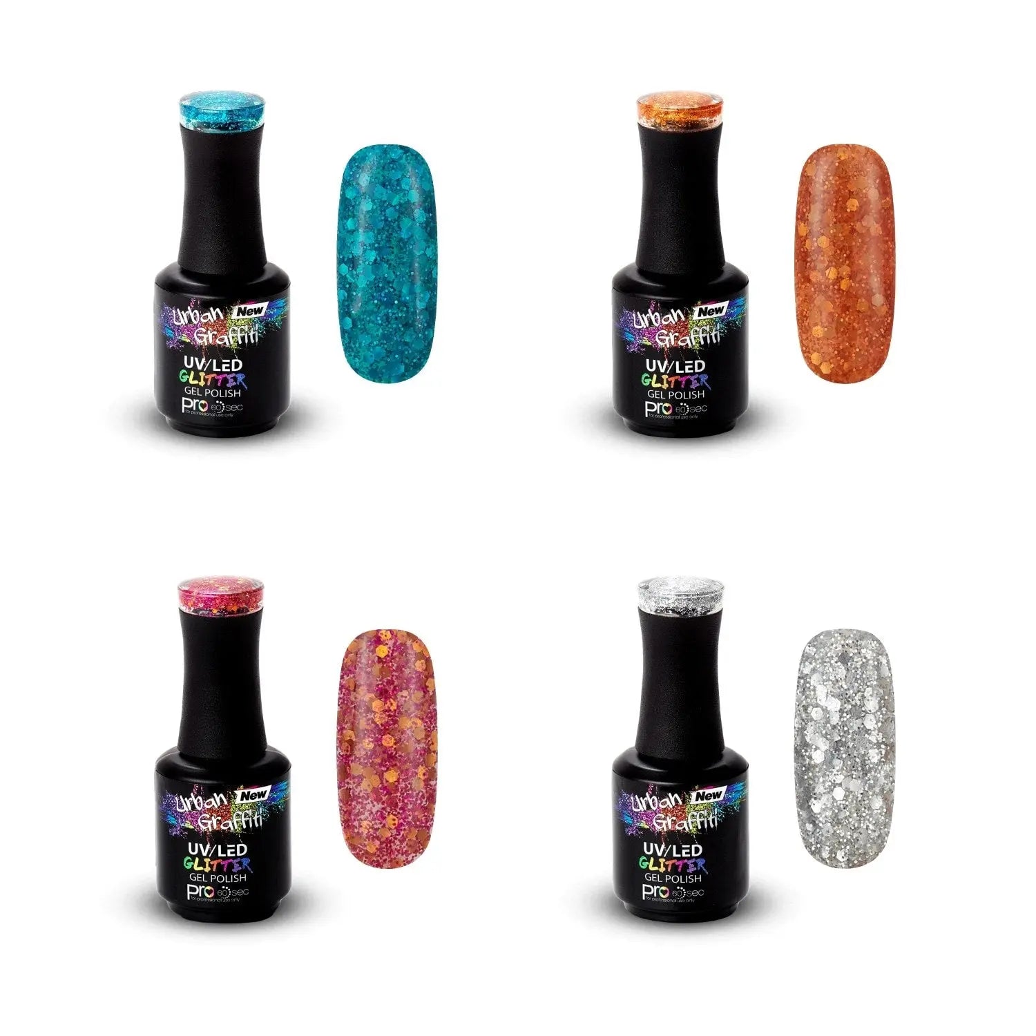 Chunky Glitter Gel Polish Collection