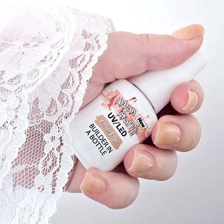 Coffee Drops - Builder Gel in a Bottle 15ml   Naio Nails