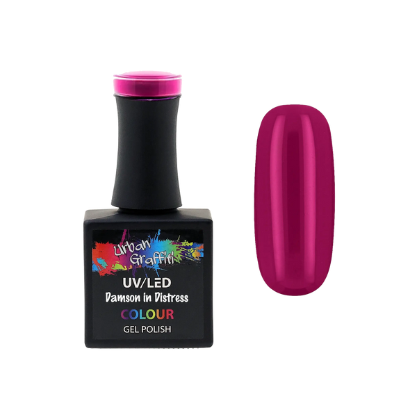 Damson in Distress - UGGP-A0716 Urban Graffiti Gel Polish 15ml   Naio Nails
