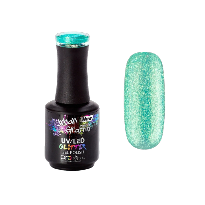 Mermaid Scales - UGGP-A0920 Urban Graffiti - Ocean Green Gel Polish 15ml   Naio Nails