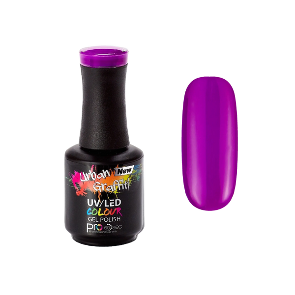 Pitch Purple - UGGP-A0541 Urban Graffiti Gel Polish 15ml   Naio Nails