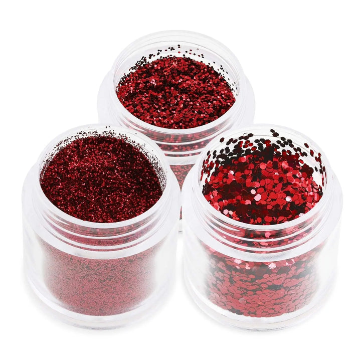 Red Velvet Nail Glitter - B0304   Naio Nails